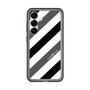 スリムプロテクションプレミアムケース［ Big Stripe - Black × Gray ］