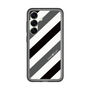 スリムプロテクションプレミアムケース［ Big Stripe - Black × Gray ］