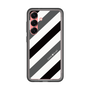 スリムプロテクションプレミアムケース［ Big Stripe - Black × Gray ］