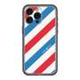 スリムプロテクションプレミアムケース［ Big Stripe - Red × Blue ］