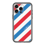 スリムプロテクションプレミアムケース［ Big Stripe - Red × Blue ］