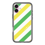 スリムプロテクションプレミアムケース［ Big Stripe - Green × Yellow ］