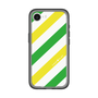 スリムプロテクションプレミアムケース［ Big Stripe - Green × Yellow ］