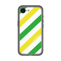 スリムプロテクションプレミアムケース［ Big Stripe - Green × Yellow ］