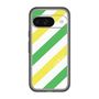 スリムプロテクションプレミアムケース［ Big Stripe - Green × Yellow ］