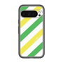 スリムプロテクションプレミアムケース［ Big Stripe - Green × Yellow ］