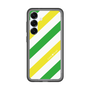 スリムプロテクションプレミアムケース［ Big Stripe - Green × Yellow ］
