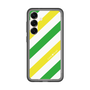 スリムプロテクションプレミアムケース［ Big Stripe - Green × Yellow ］