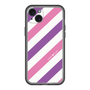 スリムプロテクションプレミアムケース［ Big Stripe - Purple × Pink ］