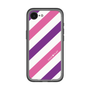 スリムプロテクションプレミアムケース［ Big Stripe - Purple × Pink ］