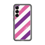 スリムプロテクションプレミアムケース［ Big Stripe - Purple × Pink ］