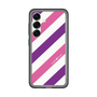 スリムプロテクションプレミアムケース［ Big Stripe - Purple × Pink ］
