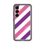 スリムプロテクションプレミアムケース［ Big Stripe - Purple × Pink ］