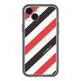 スリムプロテクションプレミアムケース［ Big Stripe - Red × Black ］
