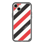 スリムプロテクションプレミアムケース［ Big Stripe - Red × Black ］