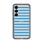 スリムプロテクションプレミアムケース［ Small Border - Blue ］