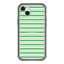 スリムプロテクションプレミアムケース［ Small Border - Green ］