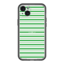 スリムプロテクションプレミアムケース［ Small Border - Green ］