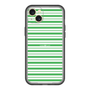スリムプロテクションプレミアムケース［ Small Border - Green ］