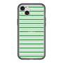 スリムプロテクションプレミアムケース［ Small Border - Green ］