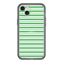 スリムプロテクションプレミアムケース［ Small Border - Green ］