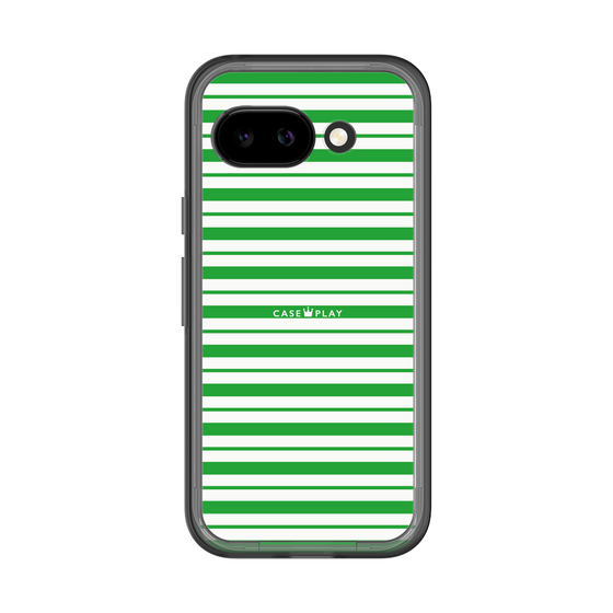 スリムプロテクションプレミアムケース［ Small Border - Green ］