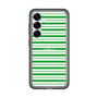 スリムプロテクションプレミアムケース［ Small Border - Green ］