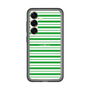 スリムプロテクションプレミアムケース［ Small Border - Green ］