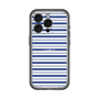 スリムプロテクションプレミアムケース［ Small Border - Navy ］