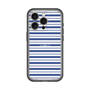 スリムプロテクションプレミアムケース［ Small Border - Navy ］