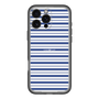 スリムプロテクションプレミアムケース［ Small Border - Navy ］