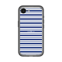 スリムプロテクションプレミアムケース［ Small Border - Navy ］