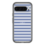 スリムプロテクションプレミアムケース［ Small Border - Navy ］