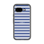 スリムプロテクションプレミアムケース［ Small Border - Navy ］