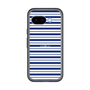 スリムプロテクションプレミアムケース［ Small Border - Navy ］