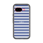 スリムプロテクションプレミアムケース［ Small Border - Navy ］