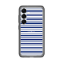 スリムプロテクションプレミアムケース［ Small Border - Navy ］