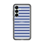 スリムプロテクションプレミアムケース［ Small Border - Navy ］