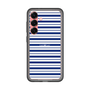 スリムプロテクションプレミアムケース［ Small Border - Navy ］