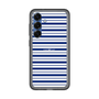 スリムプロテクションプレミアムケース［ Small Border - Navy ］