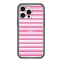 スリムプロテクションプレミアムケース［ Small Border - Pink ］
