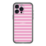 スリムプロテクションプレミアムケース［ Small Border - Pink ］
