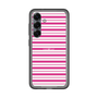 スリムプロテクションプレミアムケース［ Small Border - Pink ］