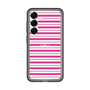 スリムプロテクションプレミアムケース［ Small Border - Pink ］