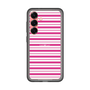 スリムプロテクションプレミアムケース［ Small Border - Pink ］