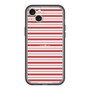 スリムプロテクションプレミアムケース［ Small Border - Red ］