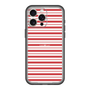 スリムプロテクションプレミアムケース［ Small Border - Red ］