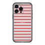 スリムプロテクションプレミアムケース［ Small Border - Red ］