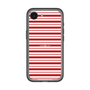 スリムプロテクションプレミアムケース［ Small Border - Red ］