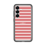 スリムプロテクションプレミアムケース［ Small Border - Red ］